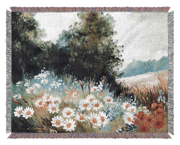 Daisy Days Woven Blanket