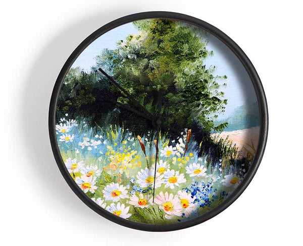 Daisy Days Clock - Wallart-Direct UK