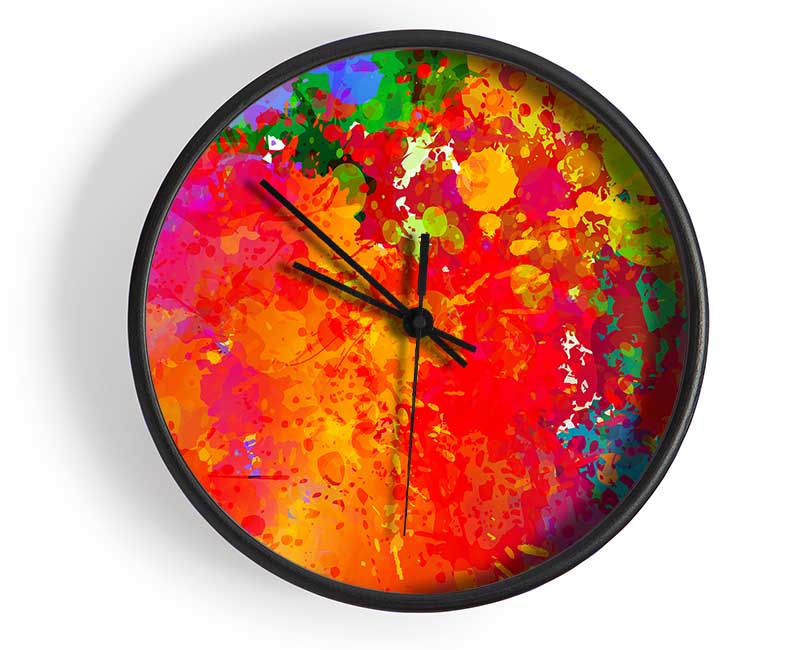 Raining Rainbows Clock - Wallart-Direct UK