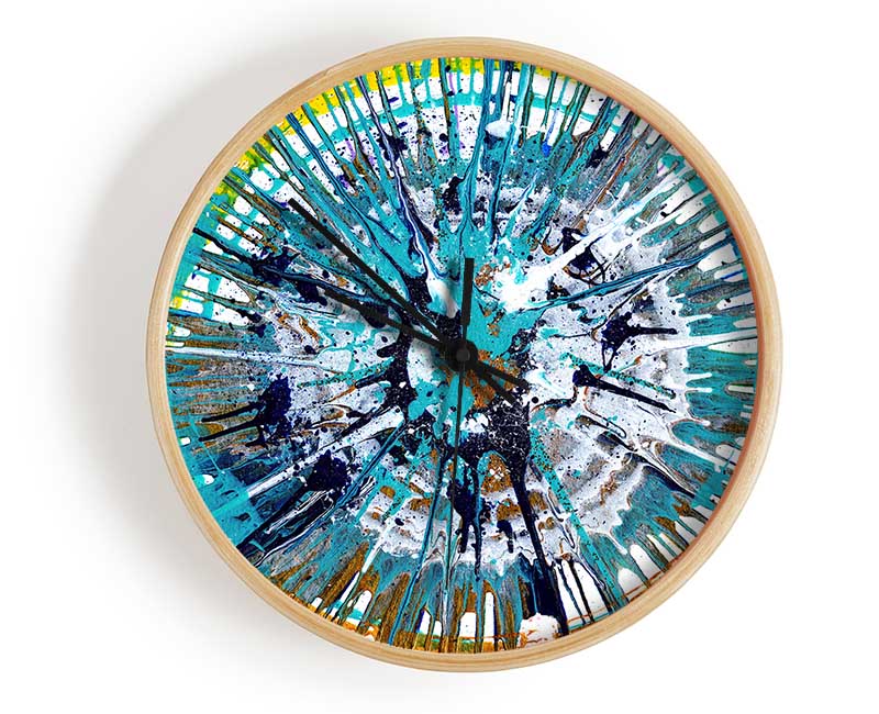 Star Explosion 3 Clock - Wallart-Direct UK