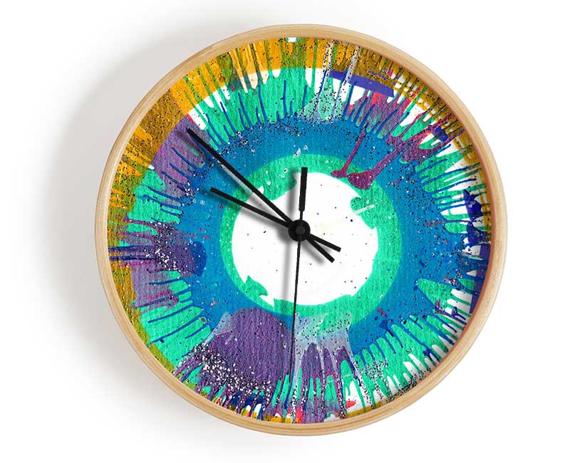 Sun Ray Illusion Clock - Wallart-Direct UK