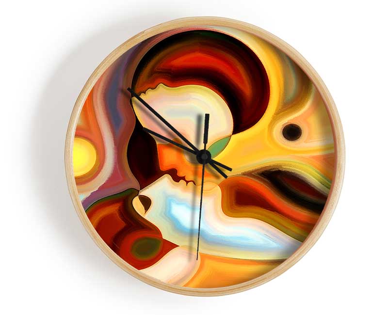 Soul Connection Kiss Clock - Wallart-Direct UK