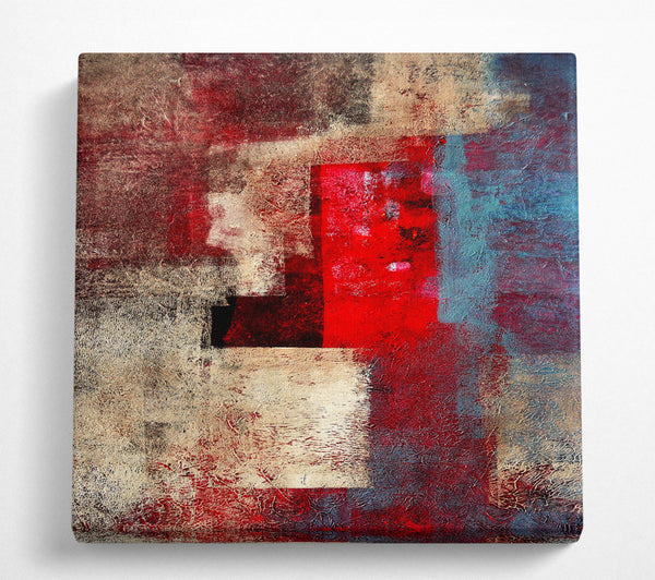 A Square Canvas Print Showing In The Middle Square Wall Art