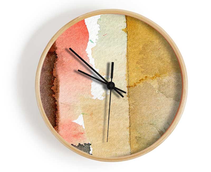 Pulled Apart Clock - Wallart-Direct UK