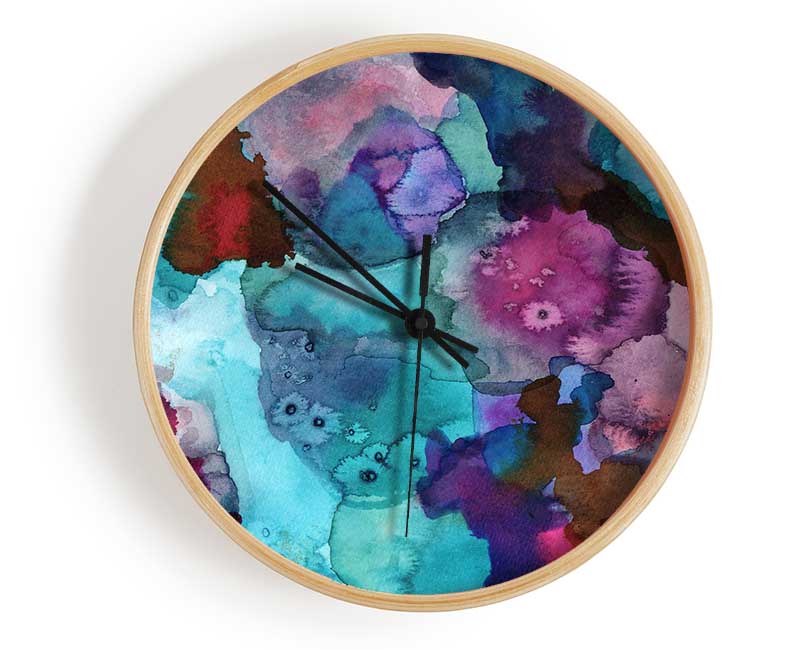 Flower Burst Clock - Wallart-Direct UK