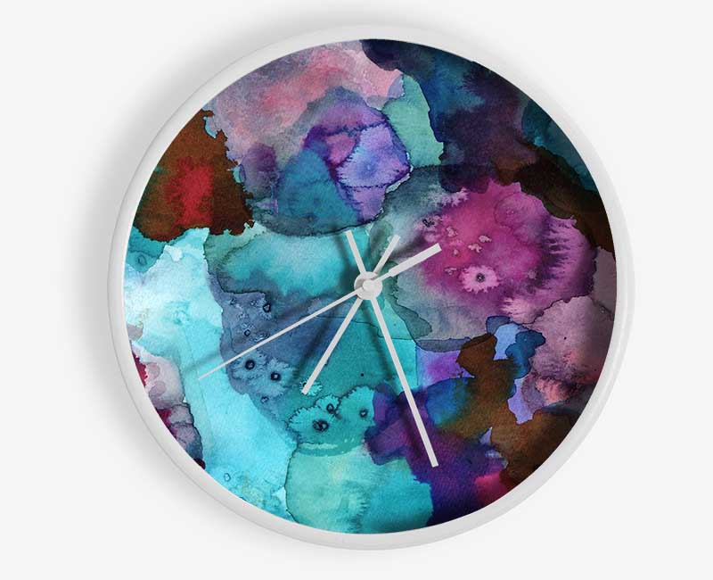 Flower Burst Clock - Wallart-Direct UK