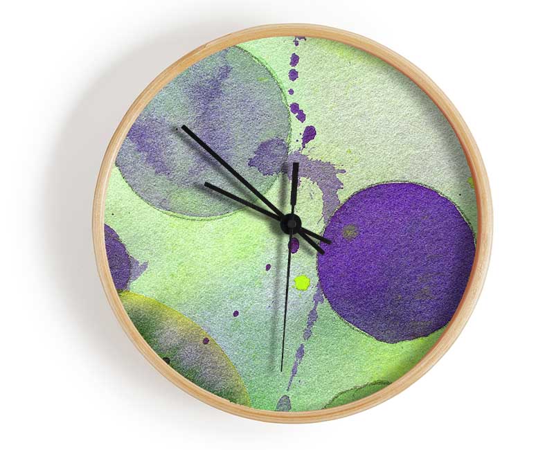 Blueberry Tree Clock - Wallart-Direct UK