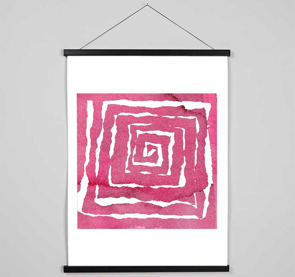 Pink Puzzle Hanging Poster - Wallart-Direct UK