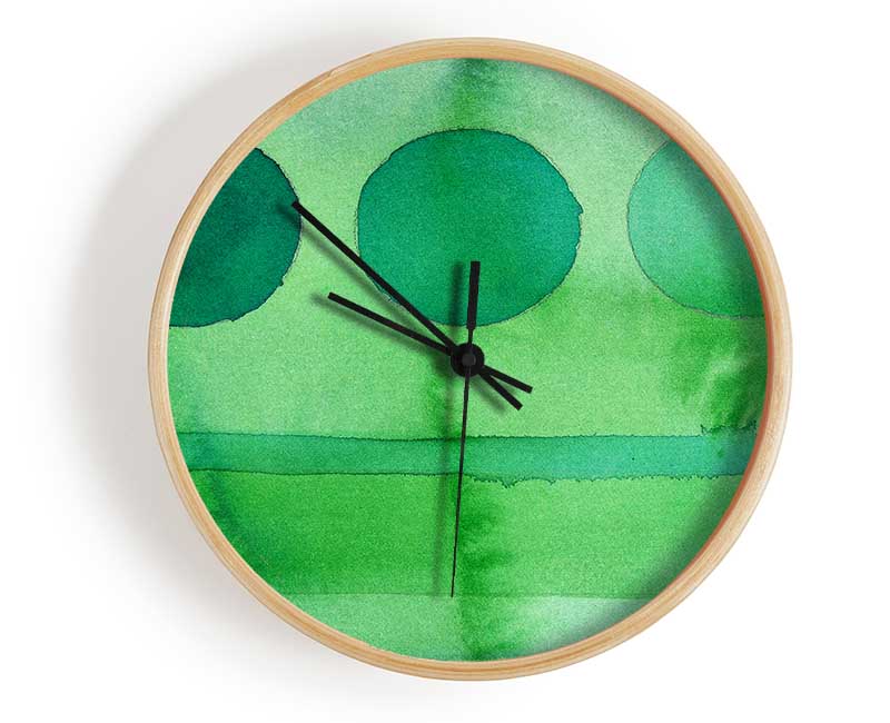 Forest Trees Clock - Wallart-Direct UK