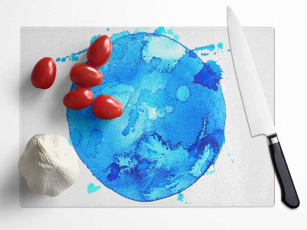 Liquid Planet Glass Chopping Board