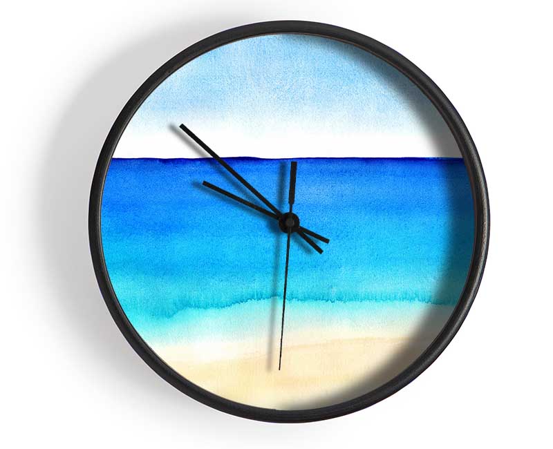 Ocean Blues Clock - Wallart-Direct UK