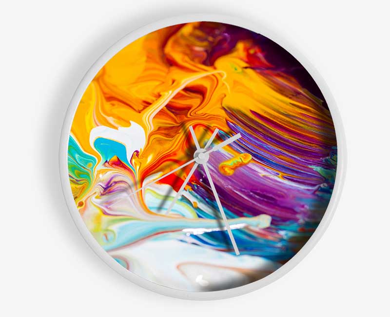 Liquid Splash Clock - Wallart-Direct UK