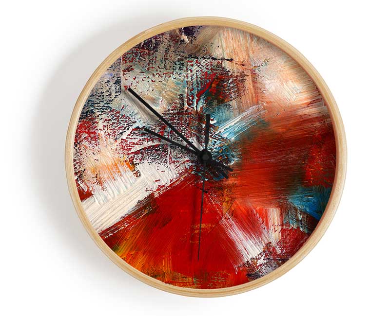 Fire Skies Clock - Wallart-Direct UK