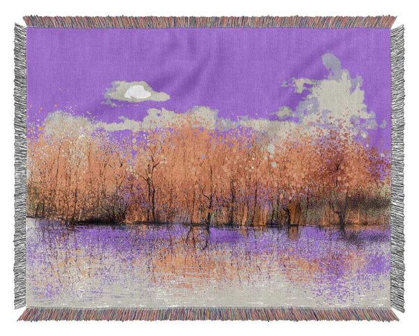 Magical Trees Woven Blanket