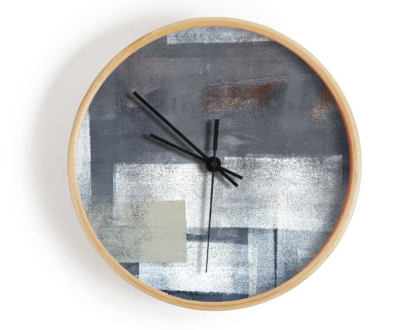 Grey Day Clock - Wallart-Direct UK