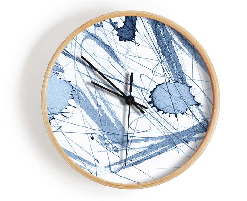 Ice Flow Clock - Wallart-Direct UK