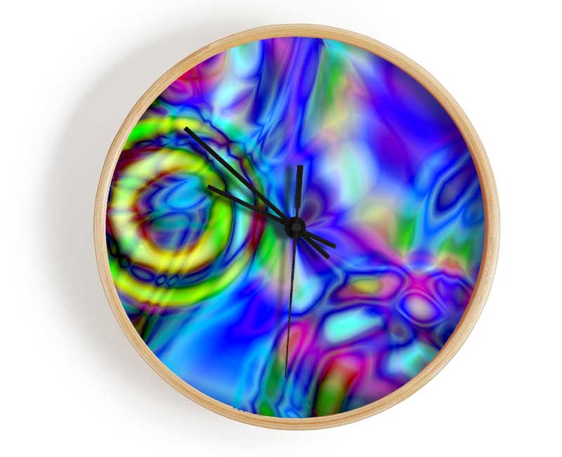 Liquid Ice Clock - Wallart-Direct UK