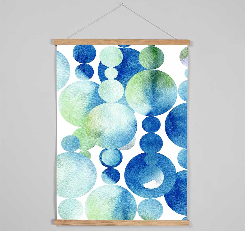 Crystal Blues Hanging Poster - Wallart-Direct UK