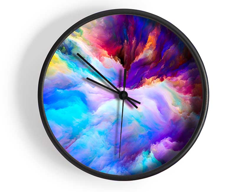 Clouds Of Power Clock - Wallart-Direct UK