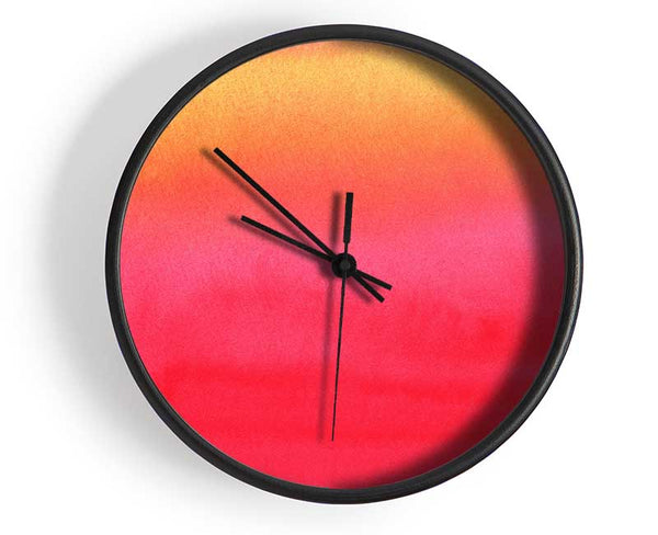 Pink Centre Clock - Wallart-Direct UK