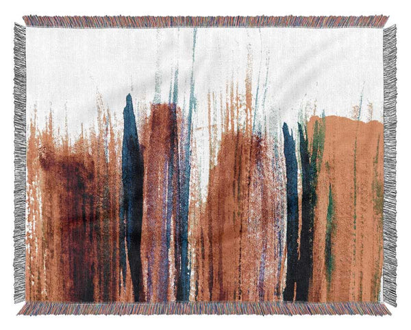 Brush Strokes 1 Woven Blanket