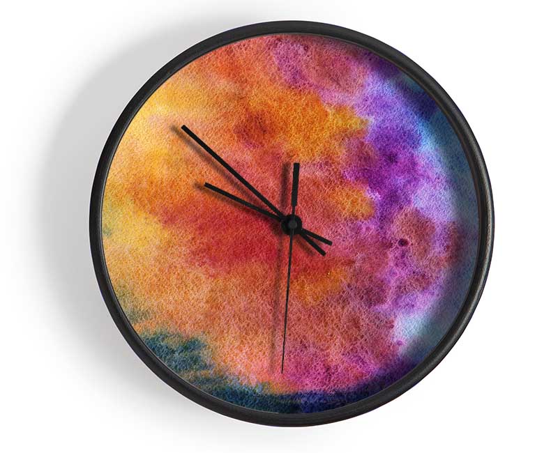 Burning Sun Clock - Wallart-Direct UK