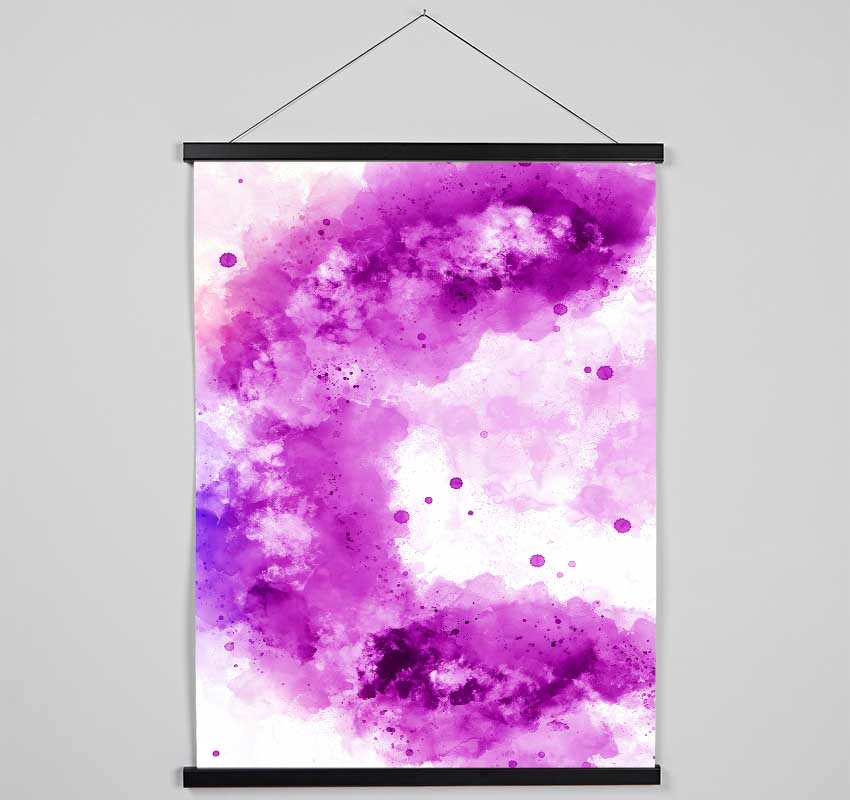 Purple Clouds Hanging Poster - Wallart-Direct UK