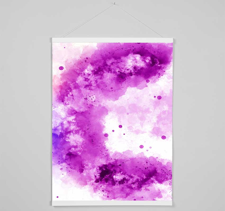 Purple Clouds Hanging Poster - Wallart-Direct UK