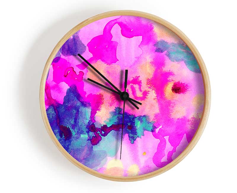 Flower Explosion Clock - Wallart-Direct UK