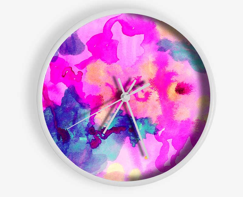 Flower Explosion Clock - Wallart-Direct UK