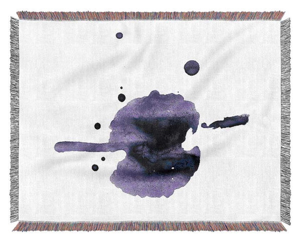 Flow Of Purple Woven Blanket