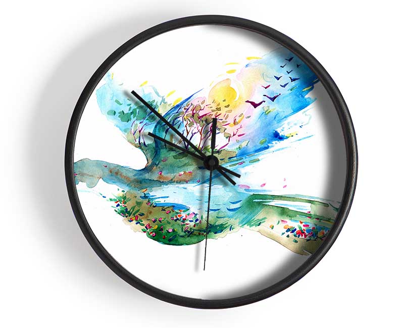 Dove Magic Clock - Wallart-Direct UK