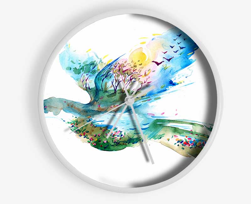 Dove Magic Clock - Wallart-Direct UK