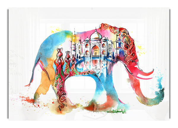 Rainbow Indian Elephant