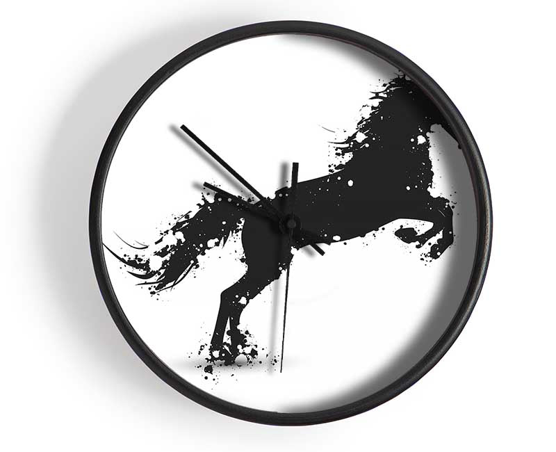 Stallion Horse Splendor Clock - Wallart-Direct UK