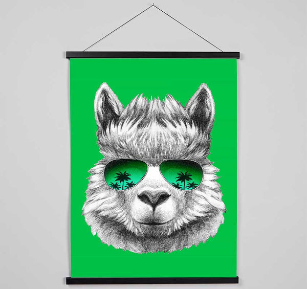 Llama Cool Hanging Poster - Wallart-Direct UK