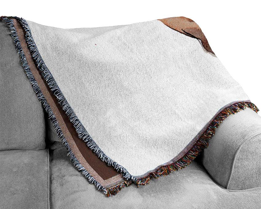 Running Horse Woven Blanket