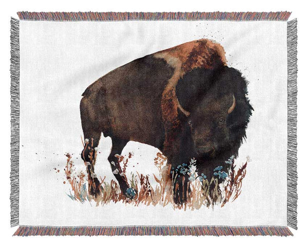 Bison Love Woven Blanket