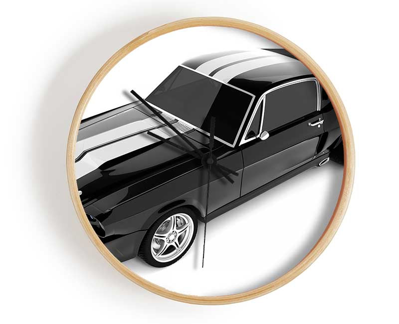 Mustang 8 Clock - Wallart-Direct UK