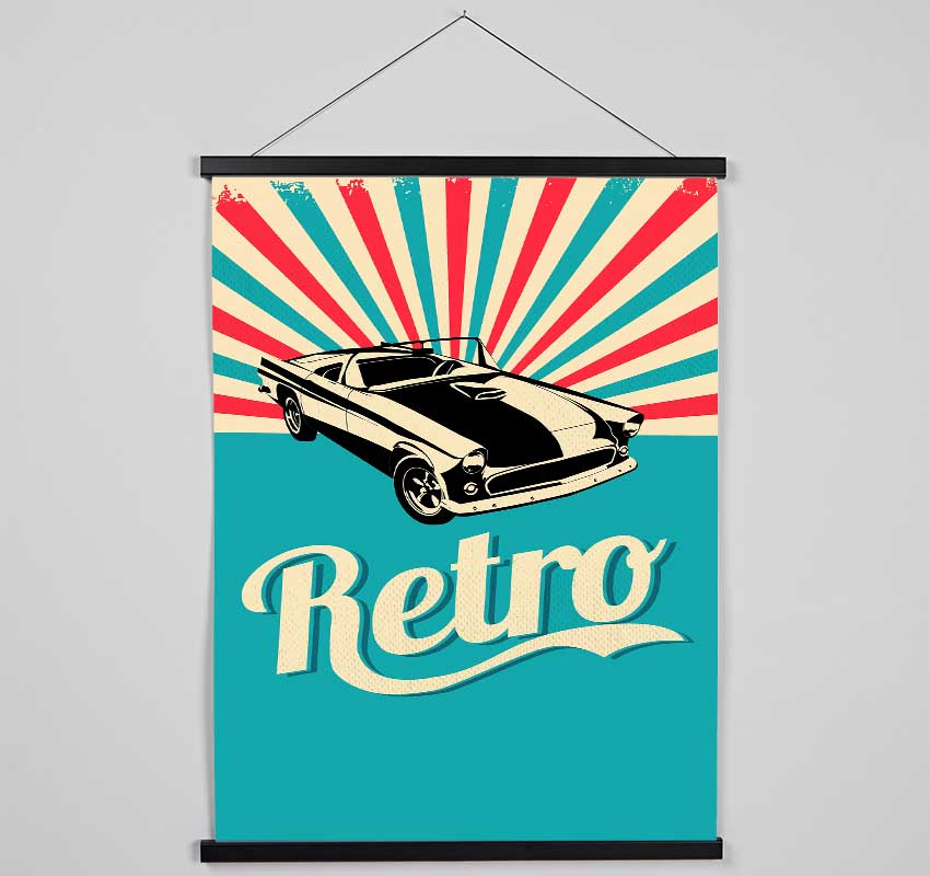 Retro Poster Hanging Poster - Wallart-Direct UK