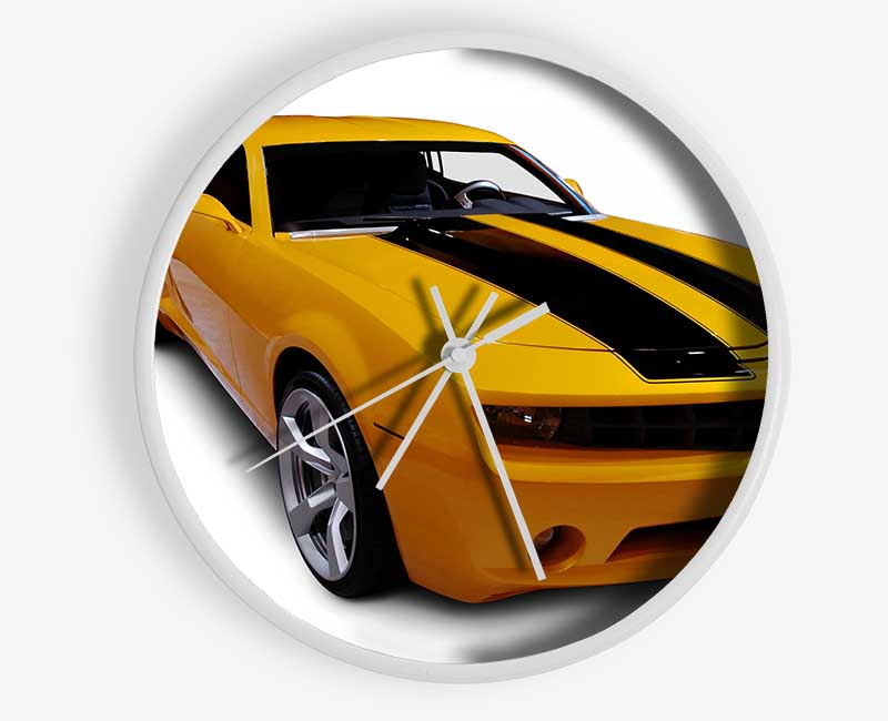 Bumblebee Chevrolet Camaro Clock - Wallart-Direct UK