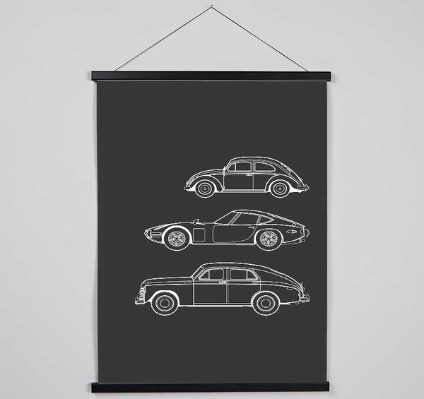 British Classic 7 Hanging Poster - Wallart-Direct UK