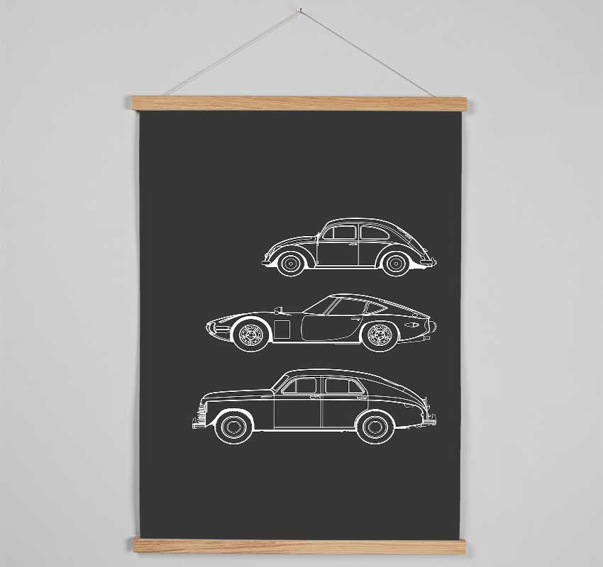 British Classic 7 Hanging Poster - Wallart-Direct UK