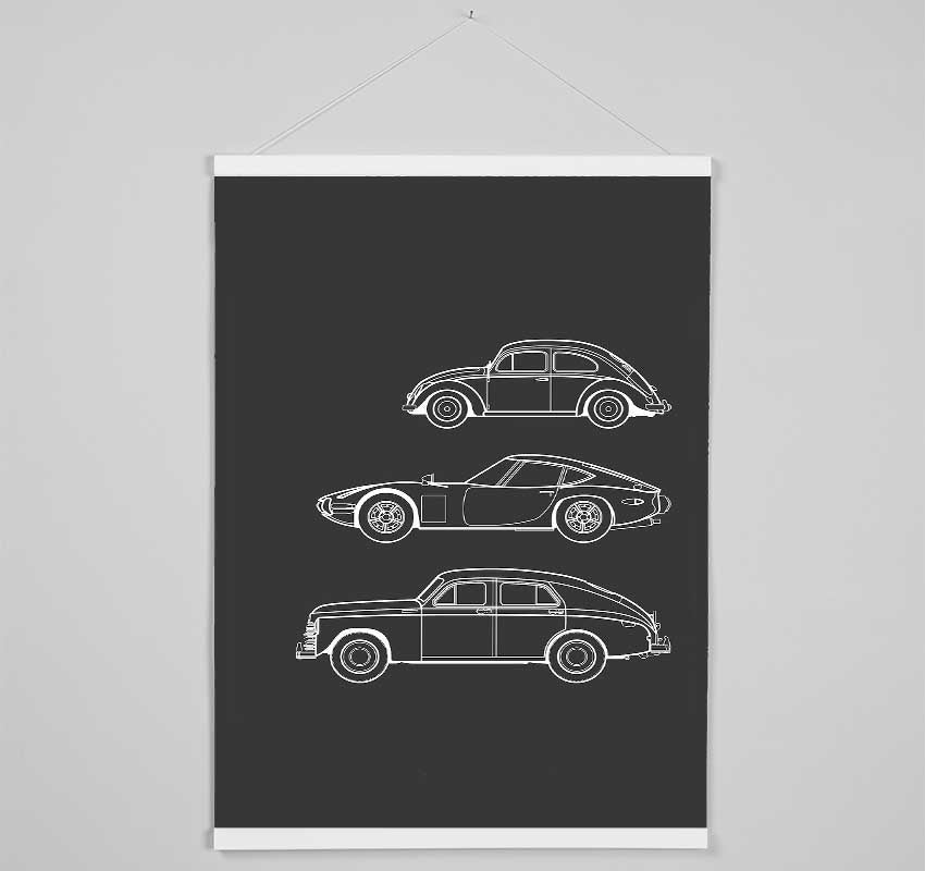 British Classic 7 Hanging Poster - Wallart-Direct UK