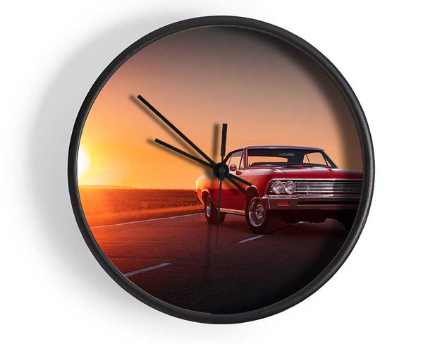 Mustang 12 Clock - Wallart-Direct UK