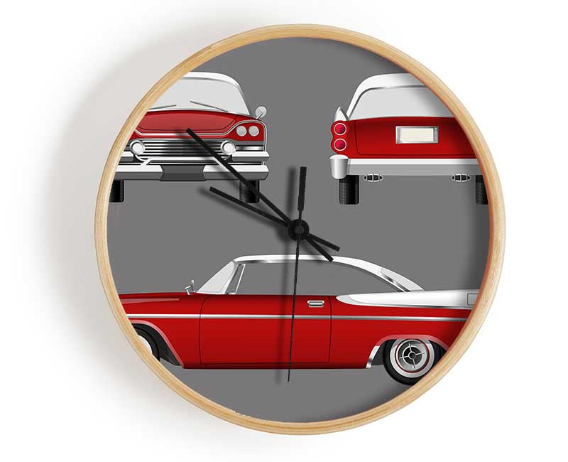 American Classic 9 Clock - Wallart-Direct UK