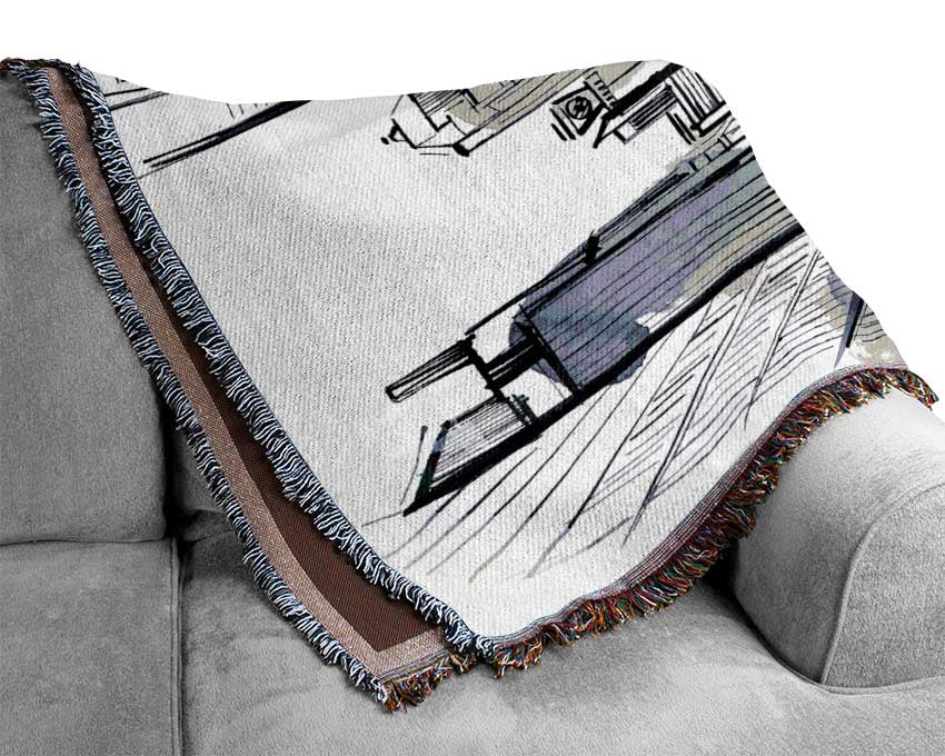 NYC Manhattan Woven Blanket