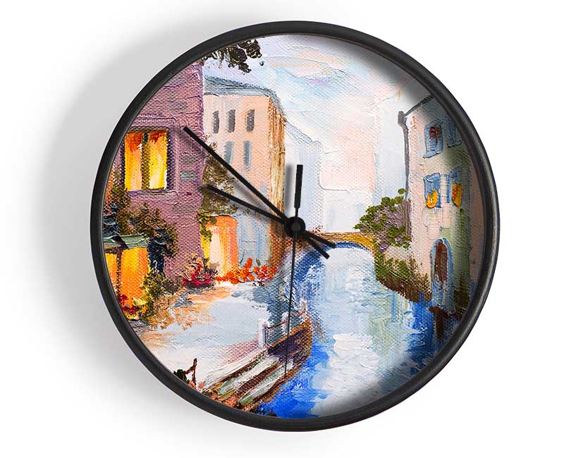 Watercolour Glow Clock - Wallart-Direct UK