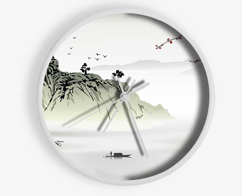 Chinese Temple In The Clock - Wallart-Direct UK