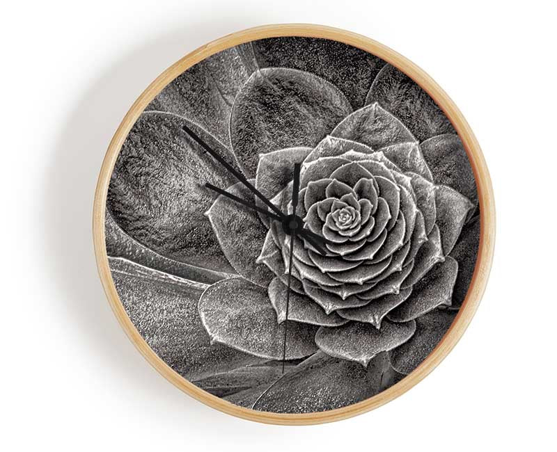 Cabbage Leaves Clock - Wallart-Direct UK